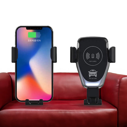 Car Phone Holder Wireless Car Charger 10W Qi Fast Charging Car Charger Gravity Auto Clamping 360Â° Rotation Air Vent Car Mount Holder Your Brand