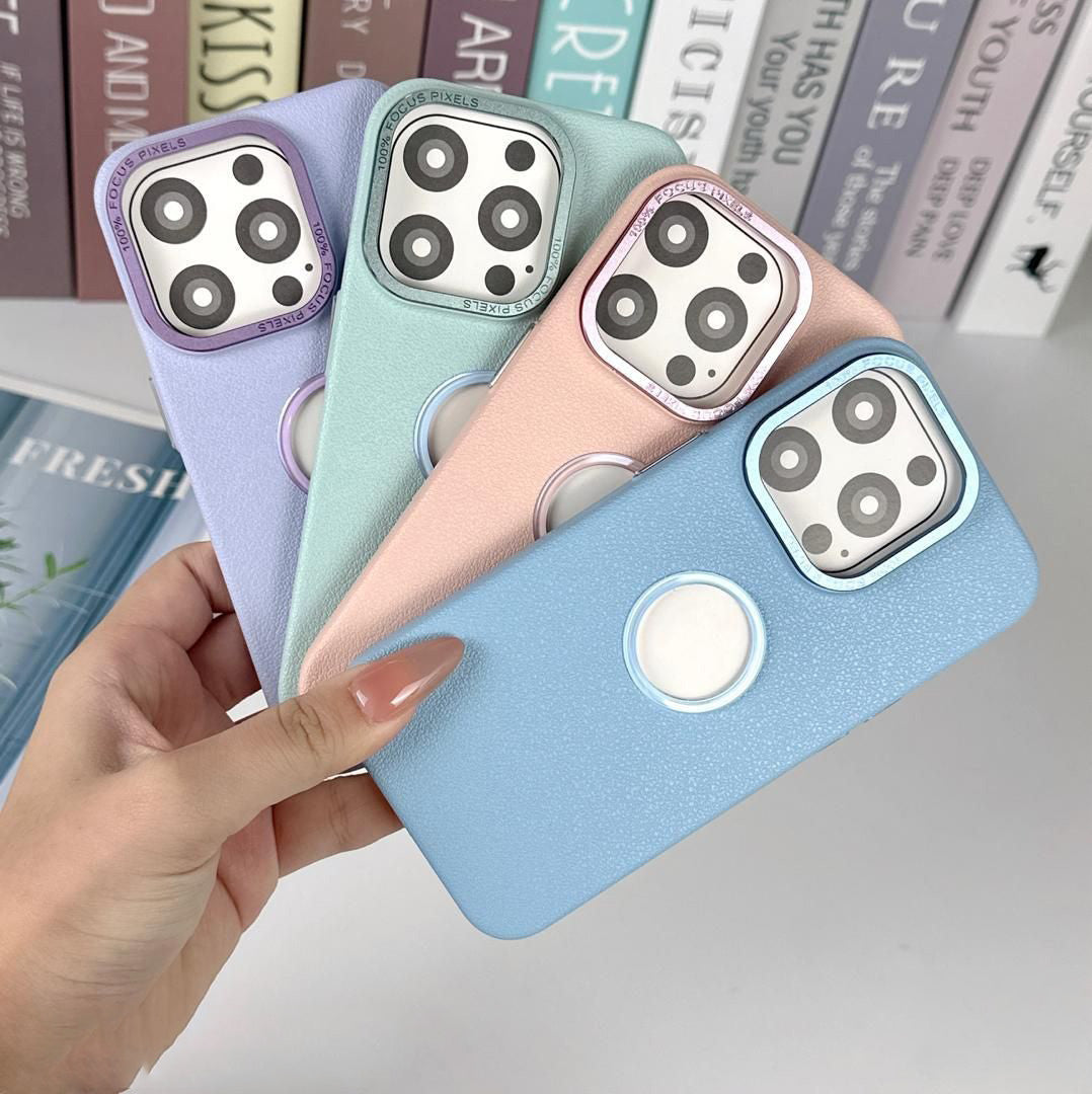 Texture Leather Hard Case For Iphone Your Brand