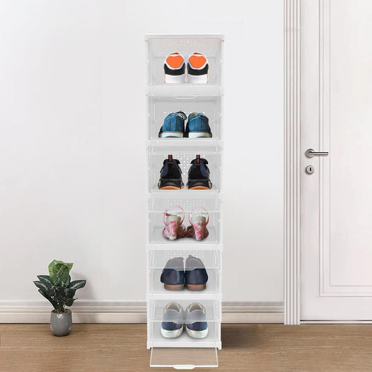6-Layer Stackable Foldable Storage Organizer Cart for Clothes, Kitchen, Closet & Bathroom Your Brand