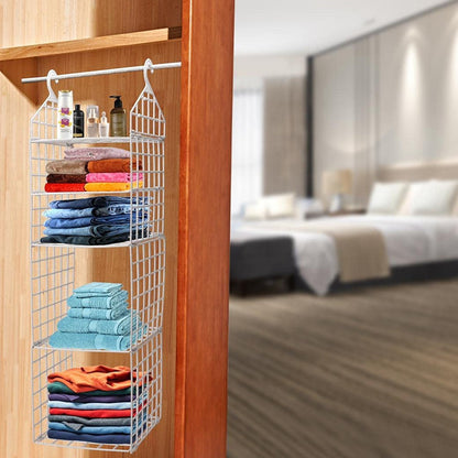Multipurpose 5 Layer Folding Clothes Storage Racks||Closet for Students Wardrobe Shelves Socks, Scarf, t-Shirt, etc||Hanging Organizer Storage Holders & Racks Your Brand