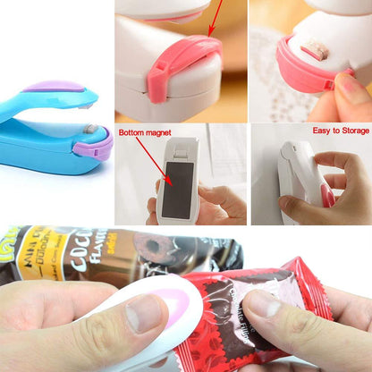 Hand Held Sealer (Mini Sealing Machine / Mix Color / 1 Pc) Your Brand