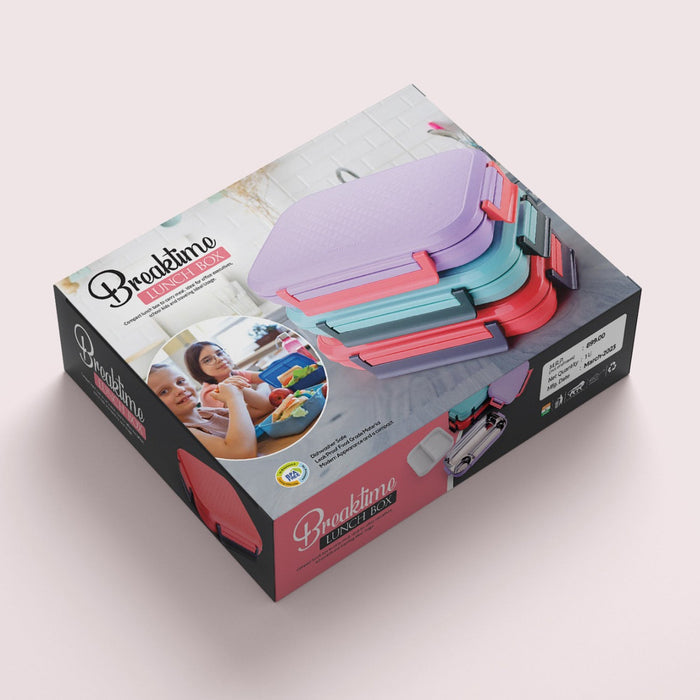 Customized Break Time Lunch Box Steel Plate Multi Compartment Lunch Box Carry To All Type lunch In Lunch Box & Premium Quality Lunch Box ideal For Office , School Kids & Travelling Ideal Your Brand