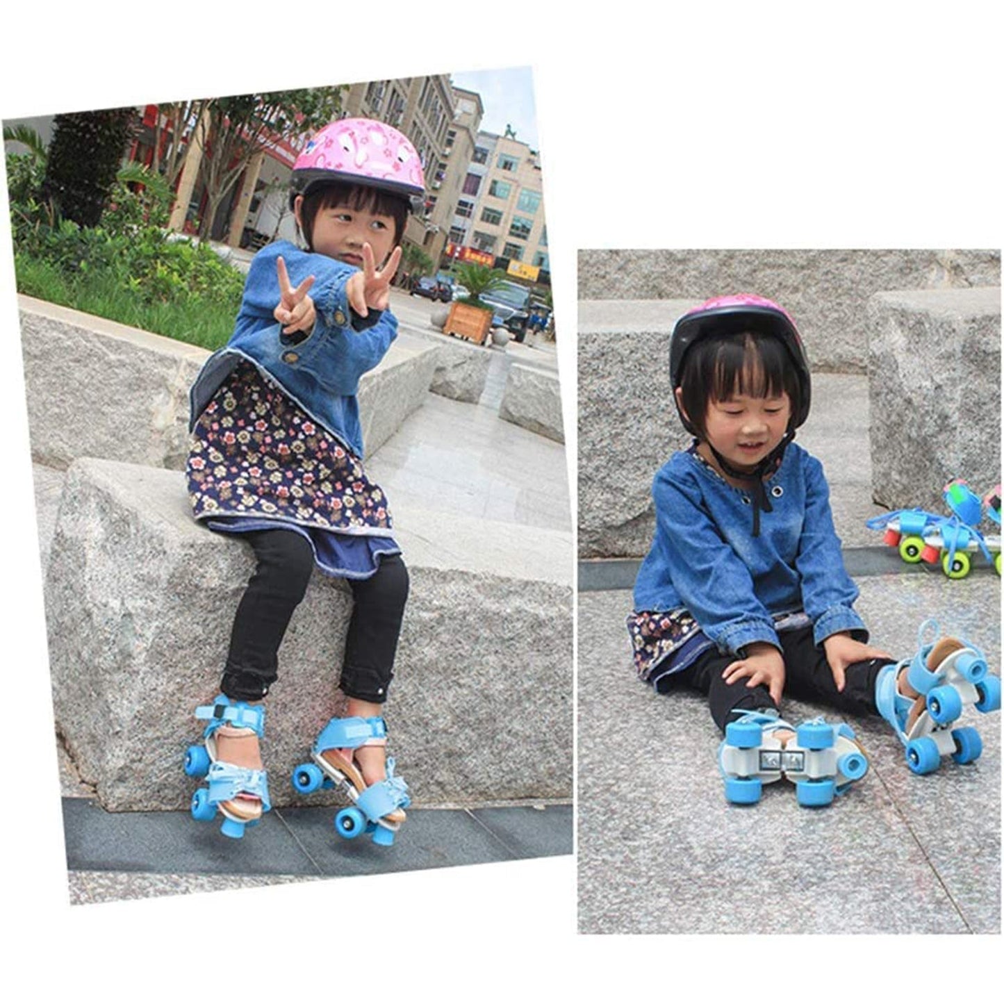 Roller Skates for Kids, Very Adjustable & Comfortable to Use / Roller Skate, Skating / (Pair of 1)  Your Brand
