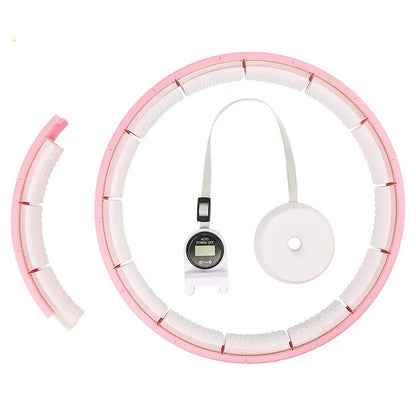 Fitness Adjustable Detachable Fitness Hula Hoop Ring Smart Round Count & Weight Loss Gym Equipment Exercise Smart Hula Hoops Your Brand