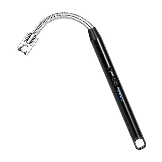 Long Flexible USB Rechargeable Electric Arc Lighter – Windproof, Flameless Plasma Your Brand