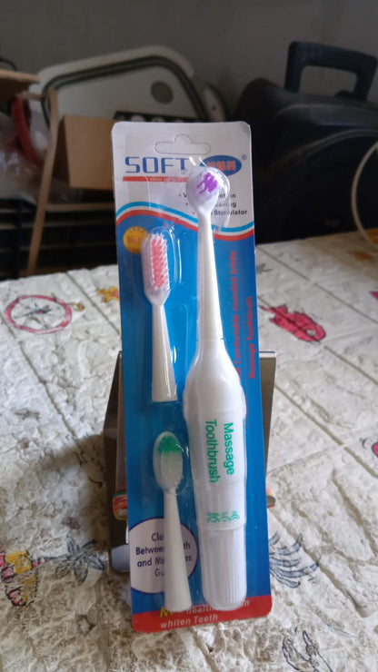 Electric Toothbrush for Adults & Teens – Deep Cleansing, Battery Operated (Battery Not included) Your Brand