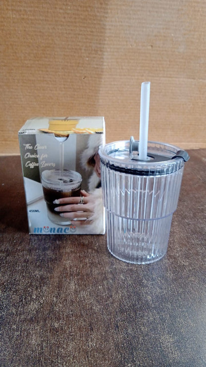 450 ML Monaco Premium Transparent Plastic Cup Your Brand