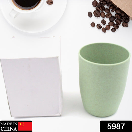 Reusable Cups/Mugs/ Glass/ Tumbler Set Eco Friendly Cups for Drinking Tea Coffee, Dishwasher Safe, Non-slip Bathroom Cup Tooth Cups For Home Office (1 Pc) Your Brand