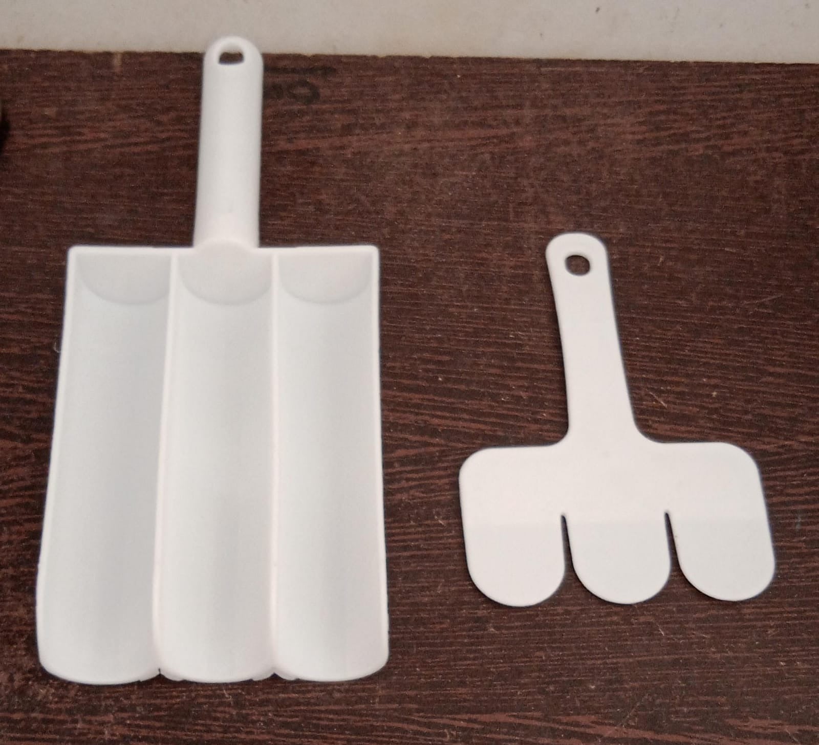 Small Multifunction Fritters Maker - Creative Fritters Scoop Multi-Function Ball Maker | Portable Maker for Making Cake Balls, Ice Cream Spoon, Doughnut, Hand Cutting Scoop(2pc Set) Your Brand