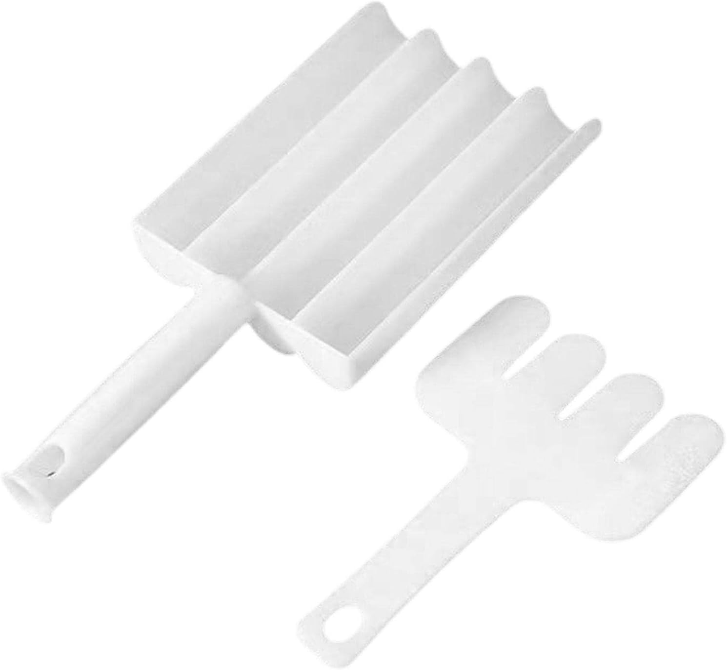 Small Multifunction Fritters Maker - Creative Fritters Scoop Multi-Function Ball Maker | Portable Maker for Making Cake Balls, Ice Cream Spoon, Doughnut, Hand Cutting Scoop(2pc Set) Your Brand