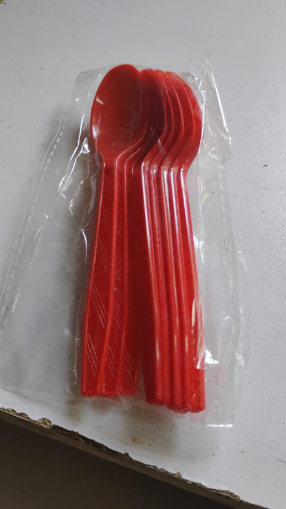 Reusable Home Dining Plastic Spoons (8 Pc) Your Brand
