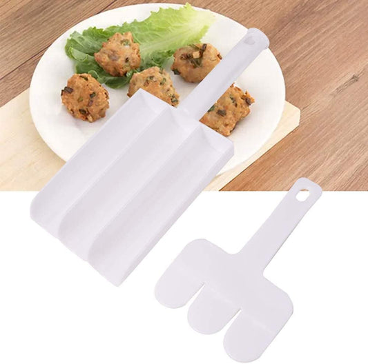 Small Multifunction Fritters Maker - Creative Fritters Scoop Multi-Function Ball Maker | Portable Maker for Making Cake Balls, Ice Cream Spoon, Doughnut, Hand Cutting Scoop(2pc Set) Your Brand