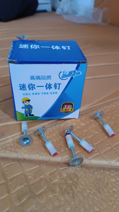 Round Nails for Mini Steel Nails For Gun (100 Pcs Set) Your Brand