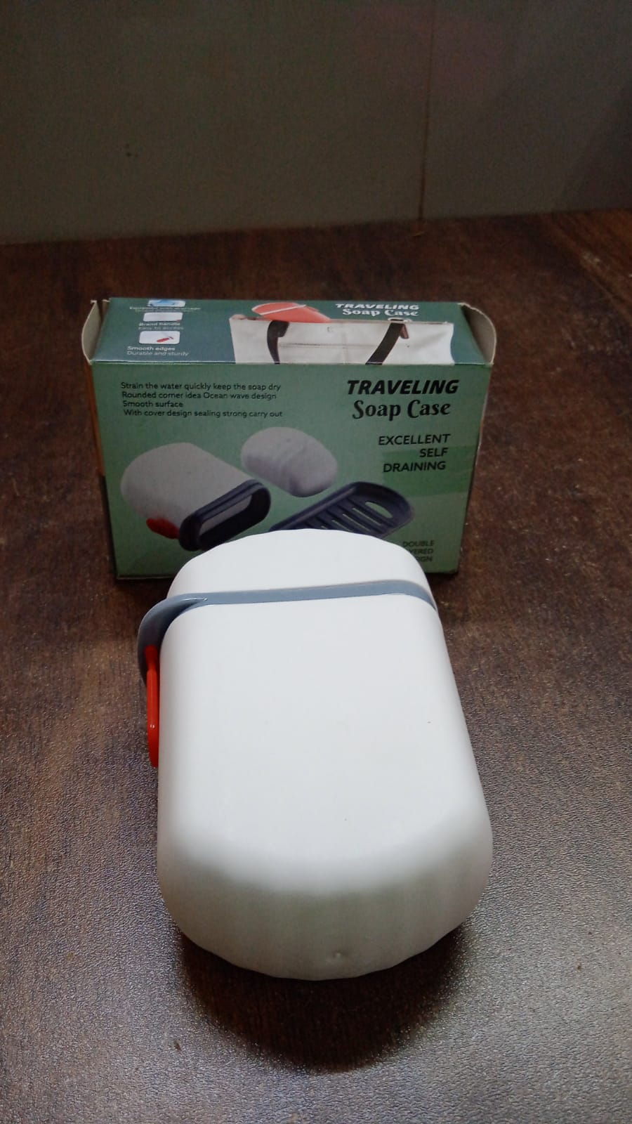Stylish Soap Holder for Travel & Bathroom Use ,Sabudani (1 Pc, Non-Leak Seal) Your Brand