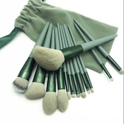 13 Pcs Makeup Brush with Pouch Set THE GIR FARMER