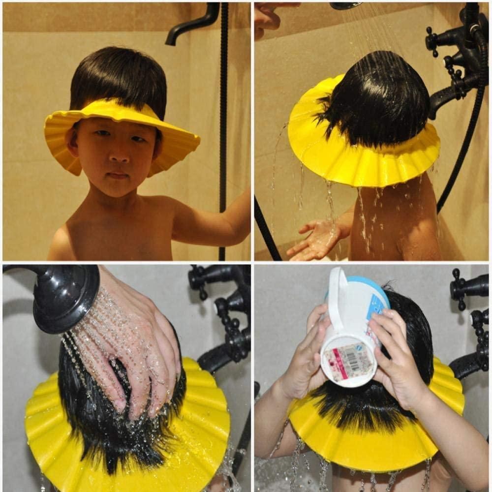 Baby Adjustable Safe Bathing Shower Cap (Pack of 2) 8feb97-4