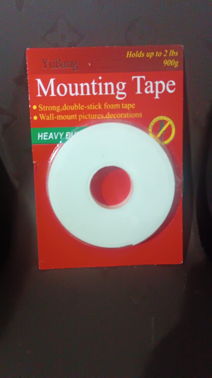 Medium Strong Double Sided Tape Foam Mounting Tape (1 Pc / Medium) Your Brand