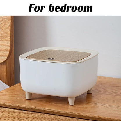 Classy Desktop Push Button Trash Bin The Gir Farmer