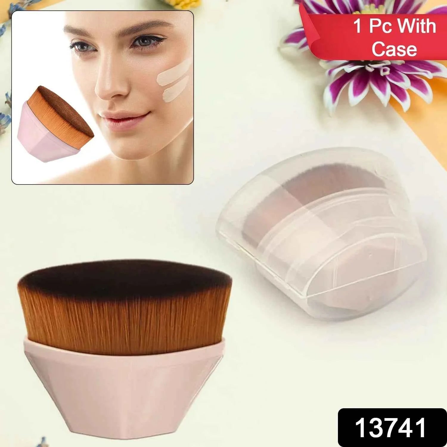 Foundation Makeup Brush, Perfect Makeup Brush Portable Case (1 Pc)