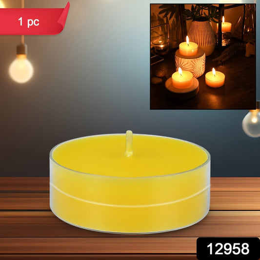Tealight Diwali Candle – Smokeless, Long-Burning, Mix Color, Diwali (1 Pc / Mix Color) Your Brand