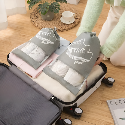 Travel Essentials Shoe Bags for Men and Women (44x32cm) - Pack Of 3pc