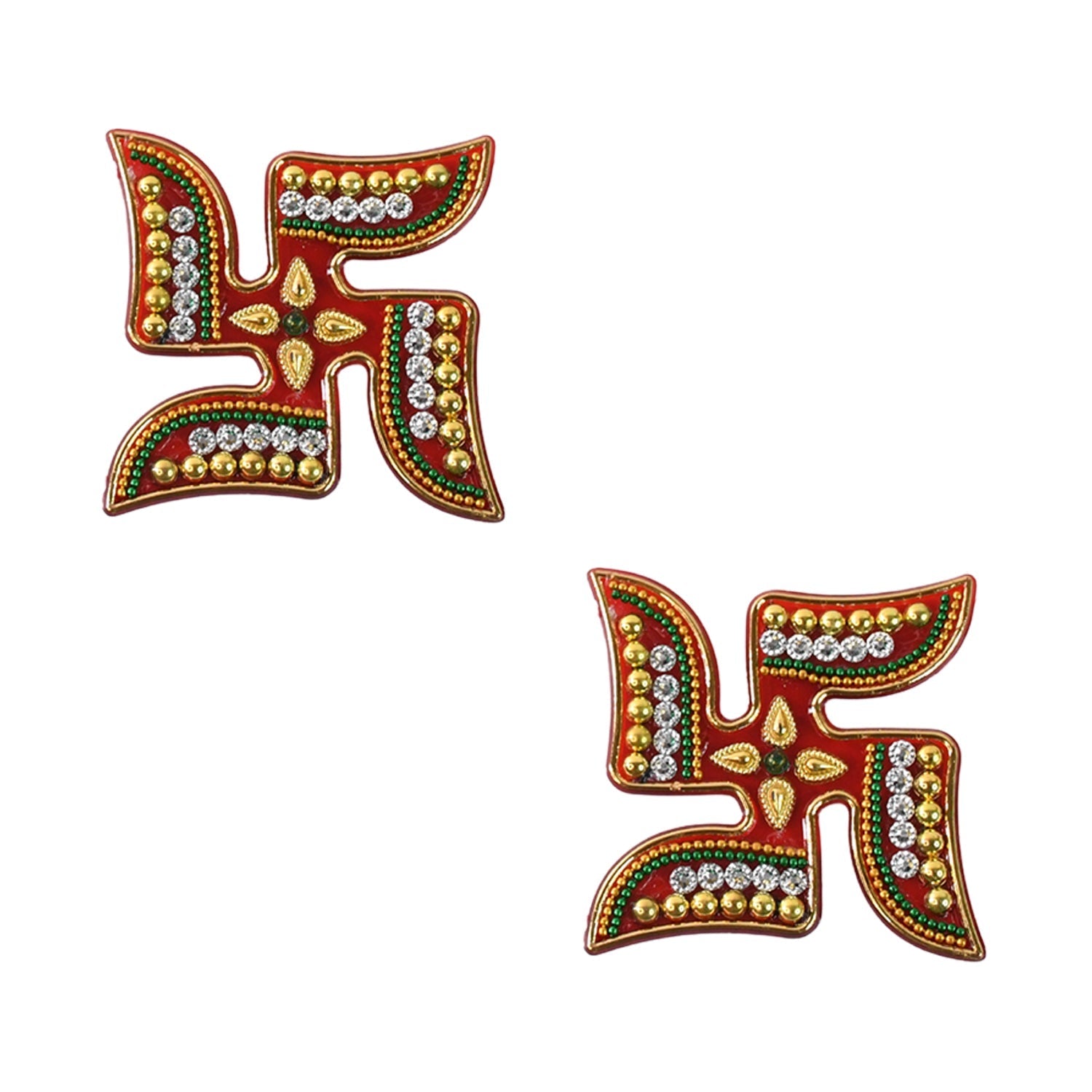 Decorative Swastik Sticker (2Pc Set) Your Brand