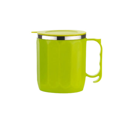 250ML Stainless Steel Mug: Insulated, Leakproof Lid, Hot/Cold Drinks (Mix Color) Your Brand