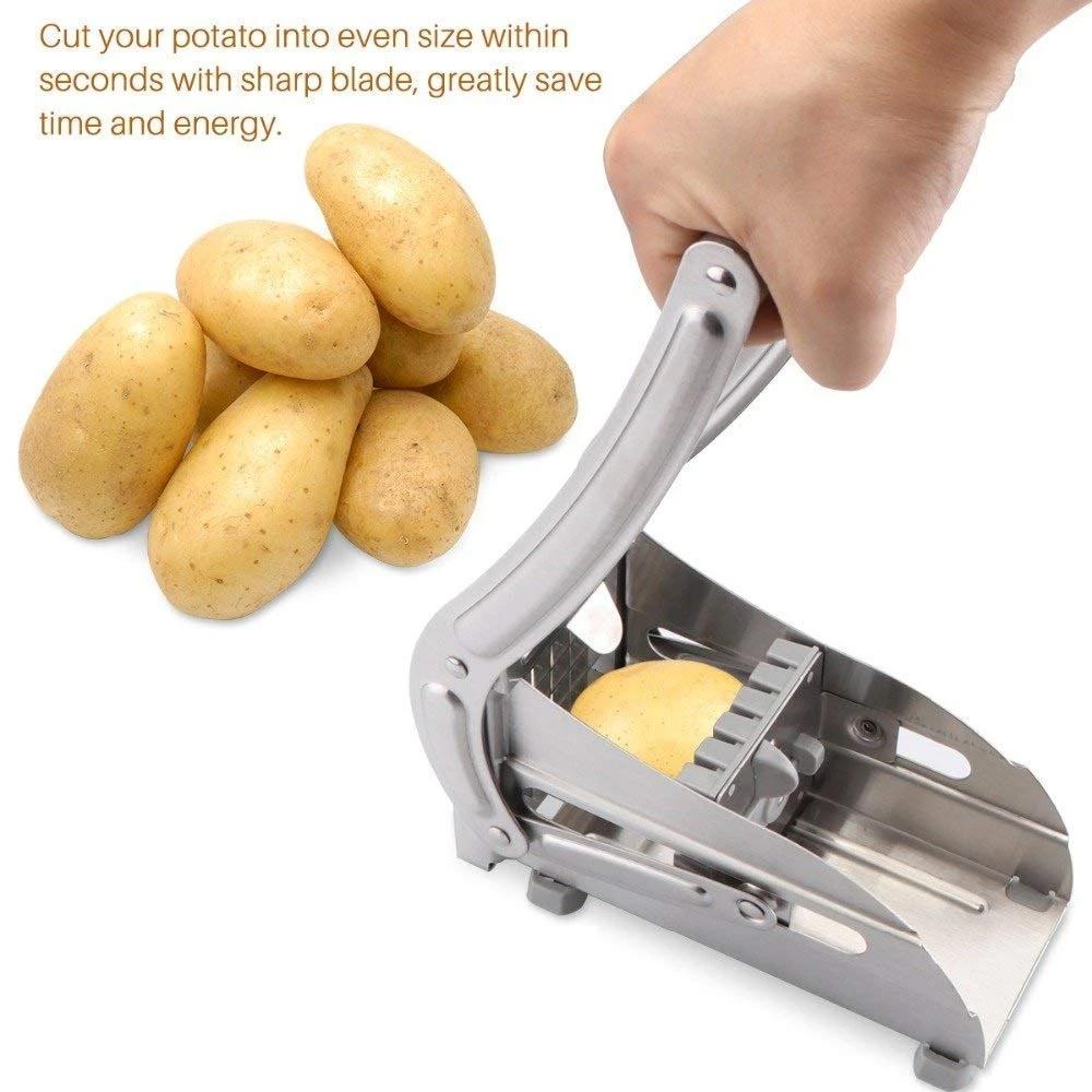 French Fries & Potato Chips Cutter Machine with Blade Your Brand