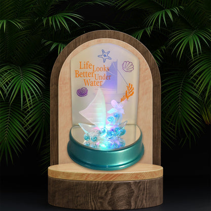 Cute Cartoon Lovely Gift Night Light, Multi-Color Light, Showpiece Valentine's Day Gift, Cute Anniversary, Wedding, Birthday, Unique Gift, Home Decoration Gift, Battery Operated (3 Battery Included) Your Brand