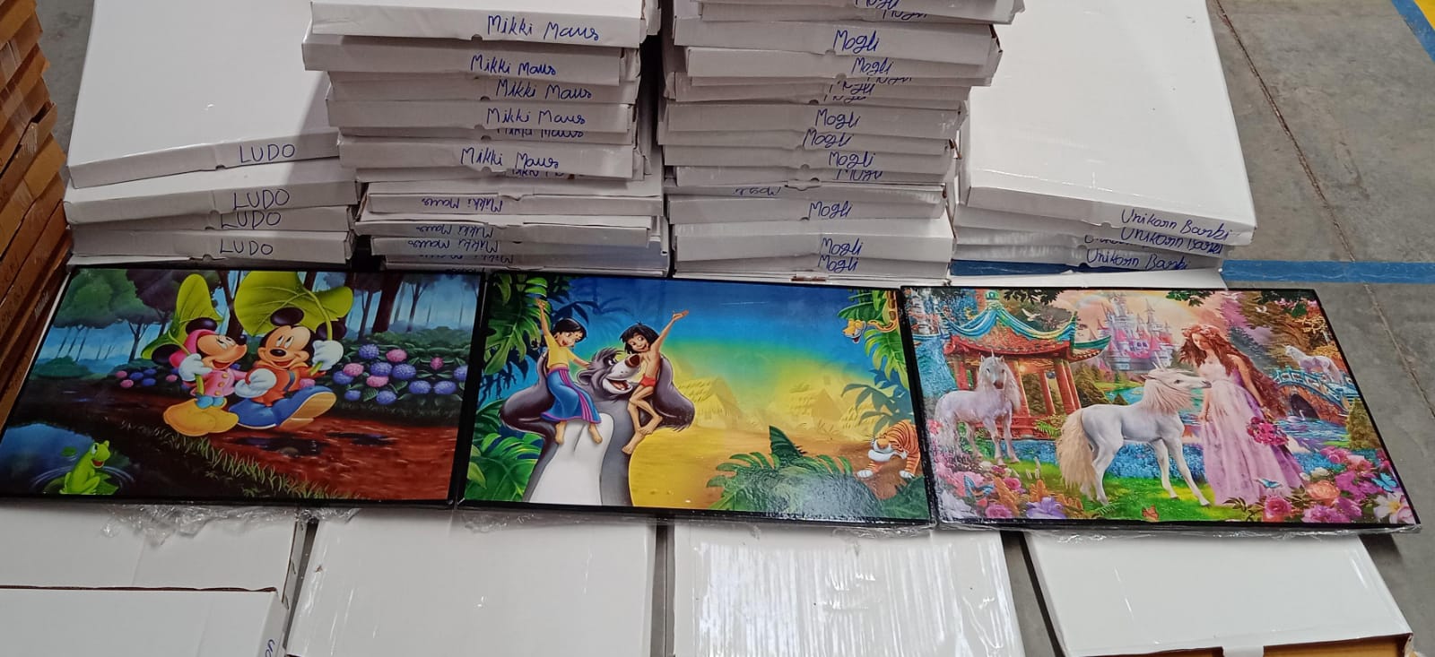 Multipurpose Portable Writing Homework Mix Cartoon Design Printed Table (1 Pc / Mix Design / 61×41 Cm) Your Brand