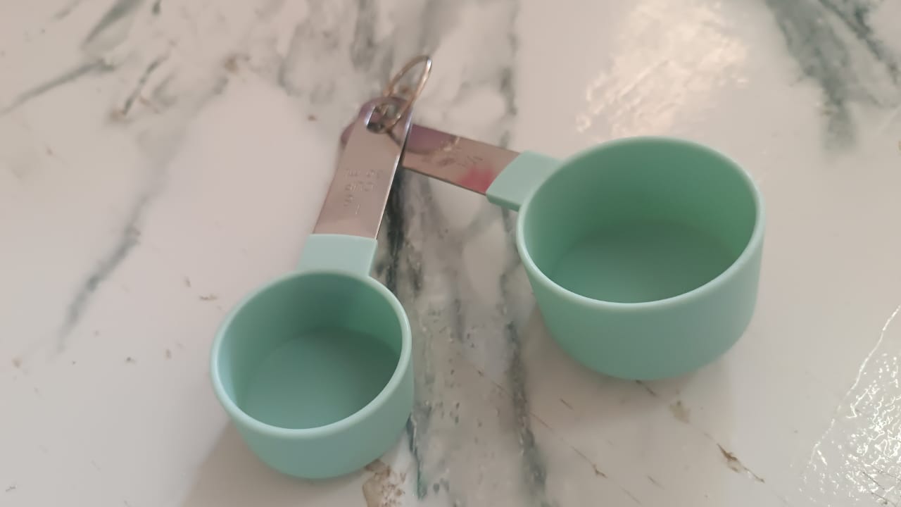 Measuring Cups Set 1/4 Cup (59 ml) & 1/8 Cup (30 ml) (2 Pc) Your Brand