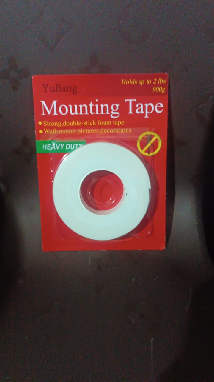 Small Strong Double Sided Tape Foam Mounting Tape (1 Pc / Small) Your Brand