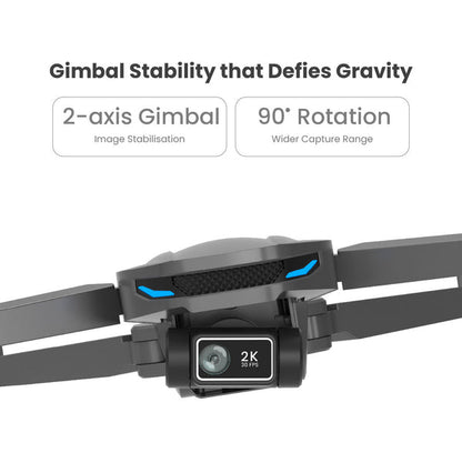 NOTORO Drone 2K Ultra HD camera with 2 axis gimbal | Made In India Drone Camera
