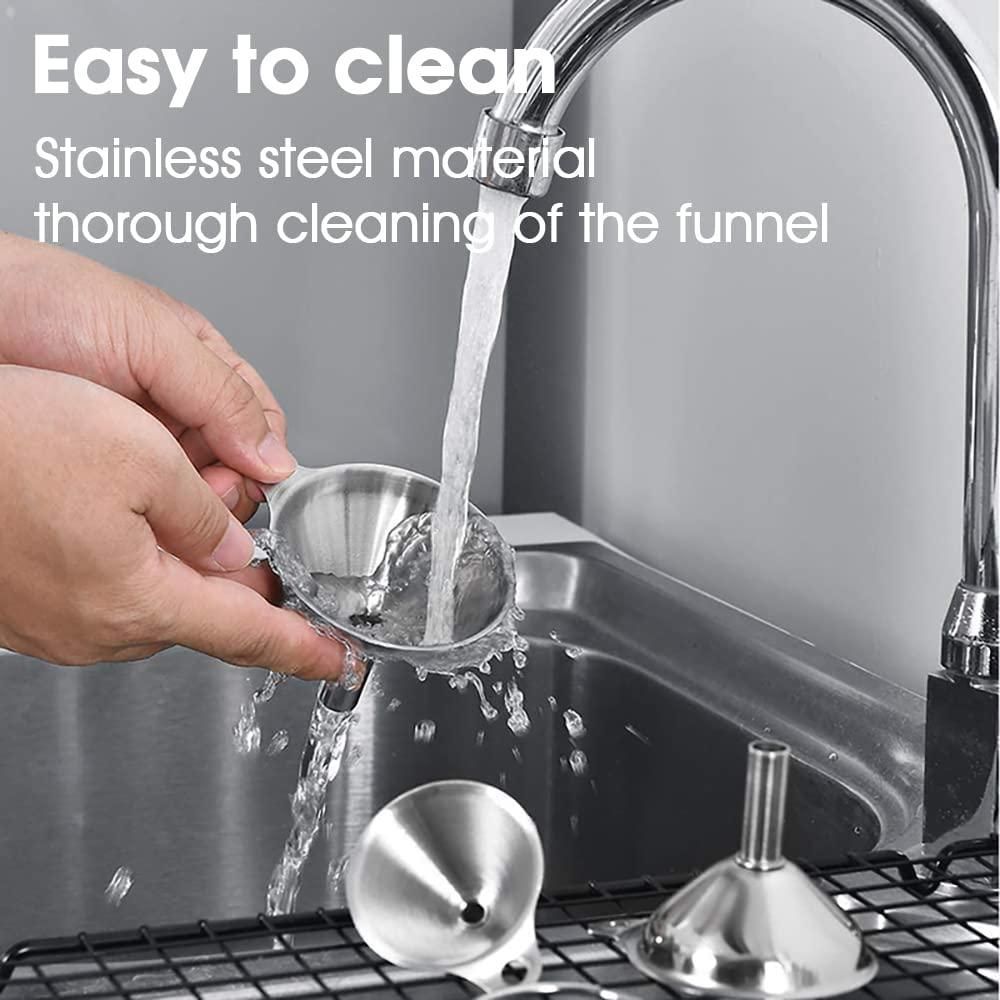 3 Pcs Funnel with Brush Set 8feb97-4
