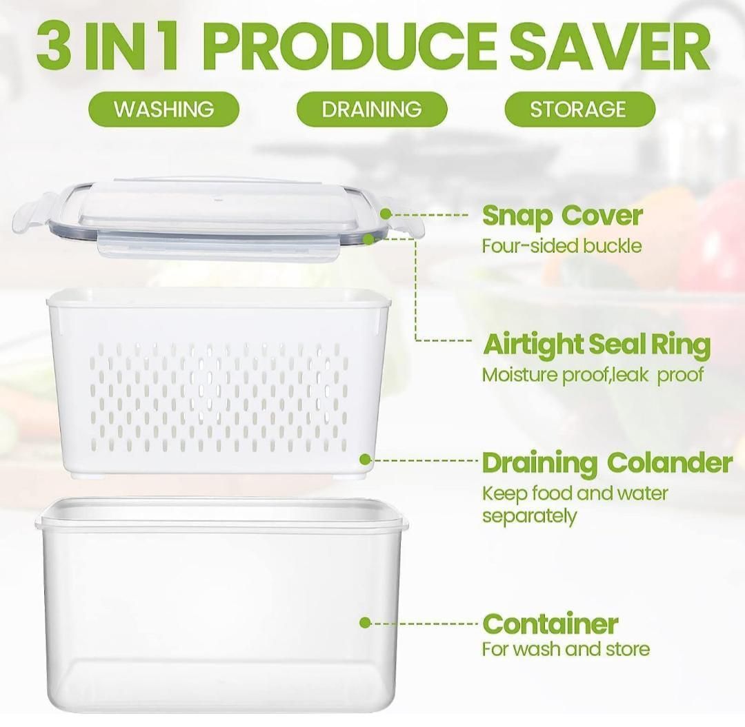 Kitchen Food Storage Containers Set (Pack of 2) 8feb97-4