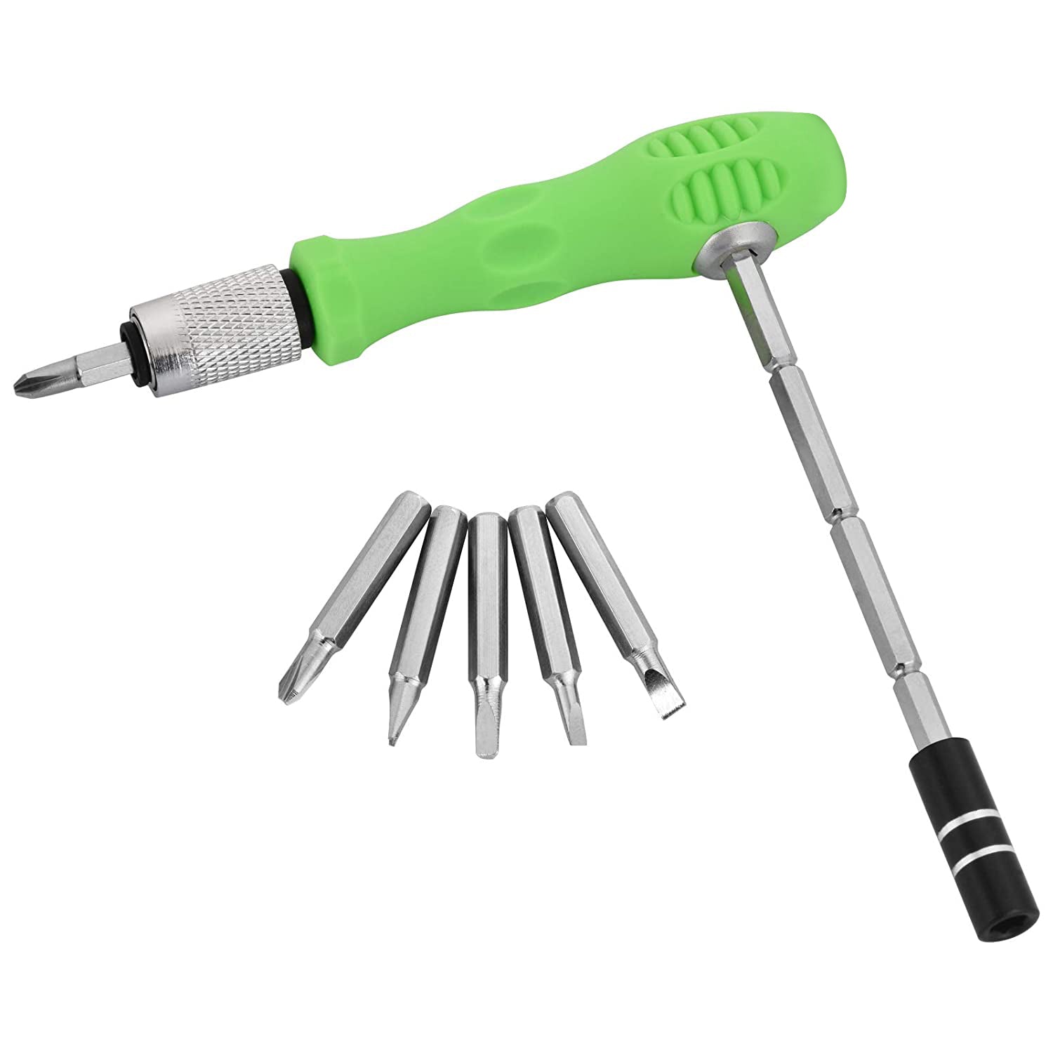 32 in 1 Mini Screwdriver Bits Set with Magnetic Flexible Extension Rod Your Brand