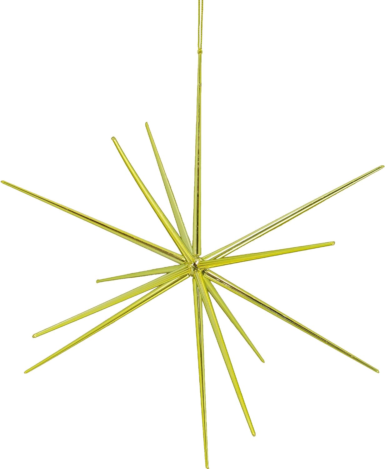 3D Gold Star Hanging Decoration Star, Acrylic Look  Hanging Luminous Star for Windows, Home, Garden Festive Embellishments for Holiday Parties Weddings Birthday Home Decoration (Small) Your Brand