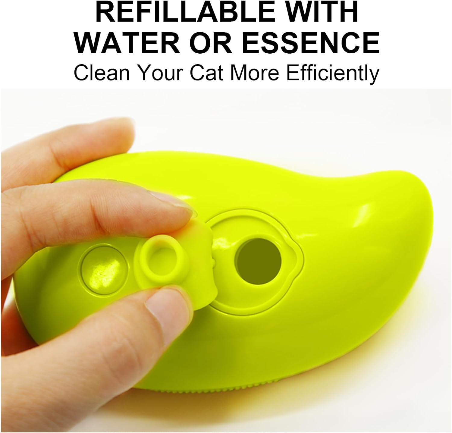 3-in-1 Cat Steamy Brush – Self-Cleaning Pet Grooming & Hair Removal Comb Your Brand