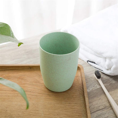 Reusable Cups/Mugs/ Glass/ Tumbler Set Eco Friendly Cups for Drinking Tea Coffee, Dishwasher Safe, Non-slip Bathroom Cup Tooth Cups For Home Office (1 Pc) Your Brand