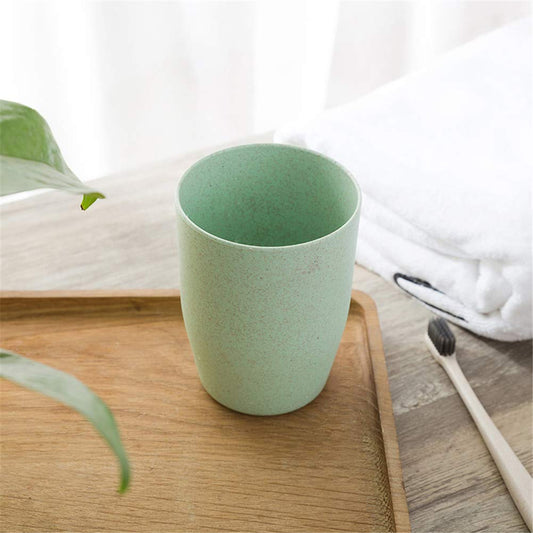 Reusable Cups/Mugs/ Glass/ Tumbler Set Eco Friendly Cups for Drinking Tea Coffee, Dishwasher Safe, Non-slip Bathroom Cup Tooth Cups For Home Office (1 Pc) Your Brand