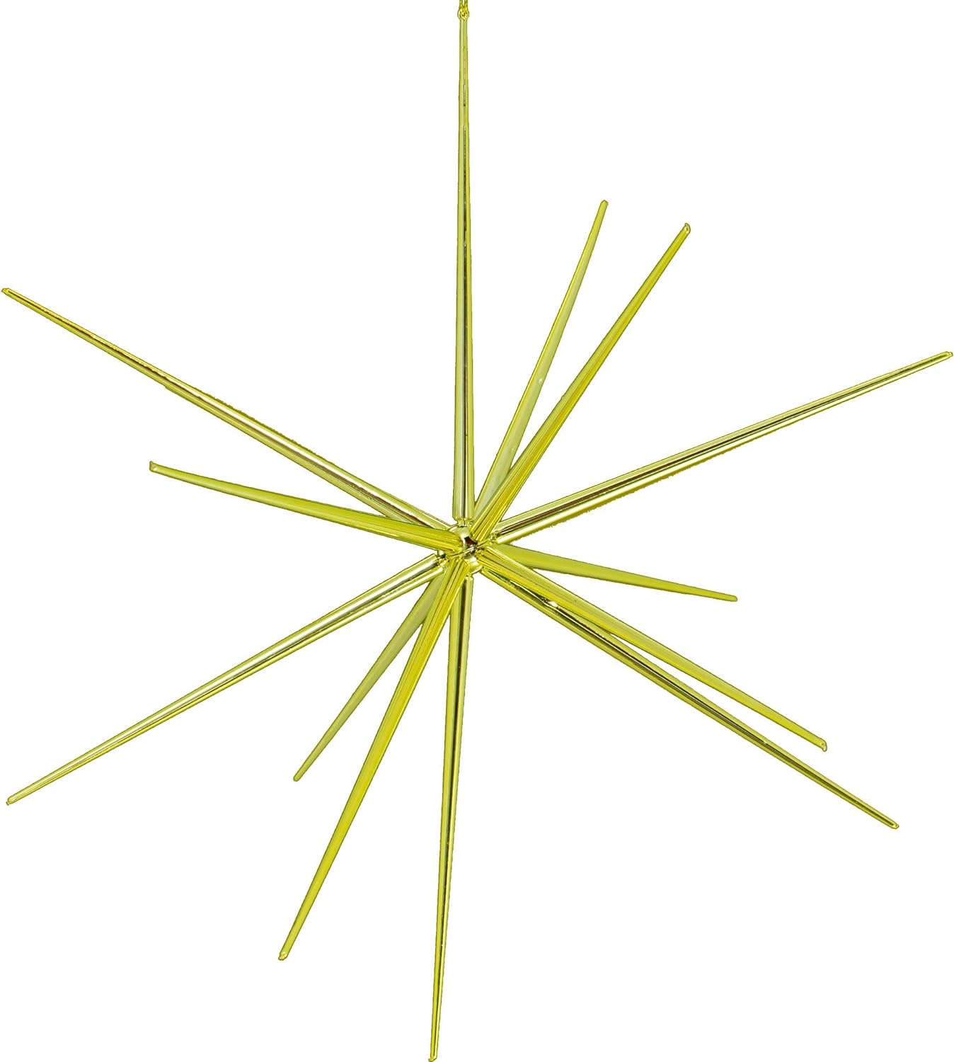 3D Gold Star Hanging Decoration Star, Acrylic Look  Hanging Luminous Star for Windows, Home, Garden Festive Embellishments for Holiday Parties Weddings Birthday Home Decoration (Small) Your Brand