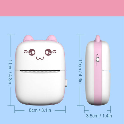 Pocket Mini Bluetooth Thermal Printer – Wireless Smart Printer for Photos (Includes 1 Roll Paper) Your Brand