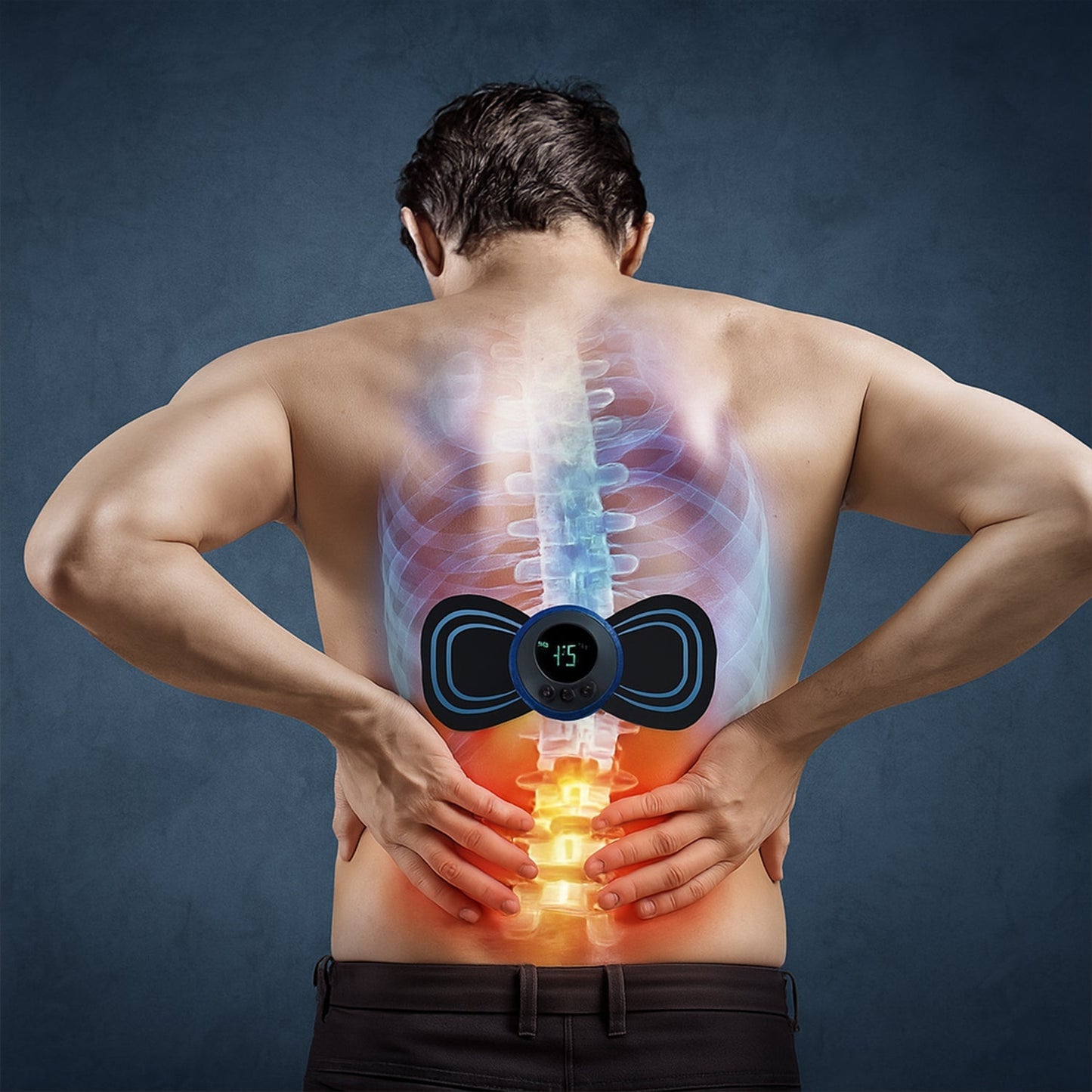 Portable USB Neck Massager Electric Neck Massager Automatic Massage Enhancer Mini Cervical Massager EMS Your Brand