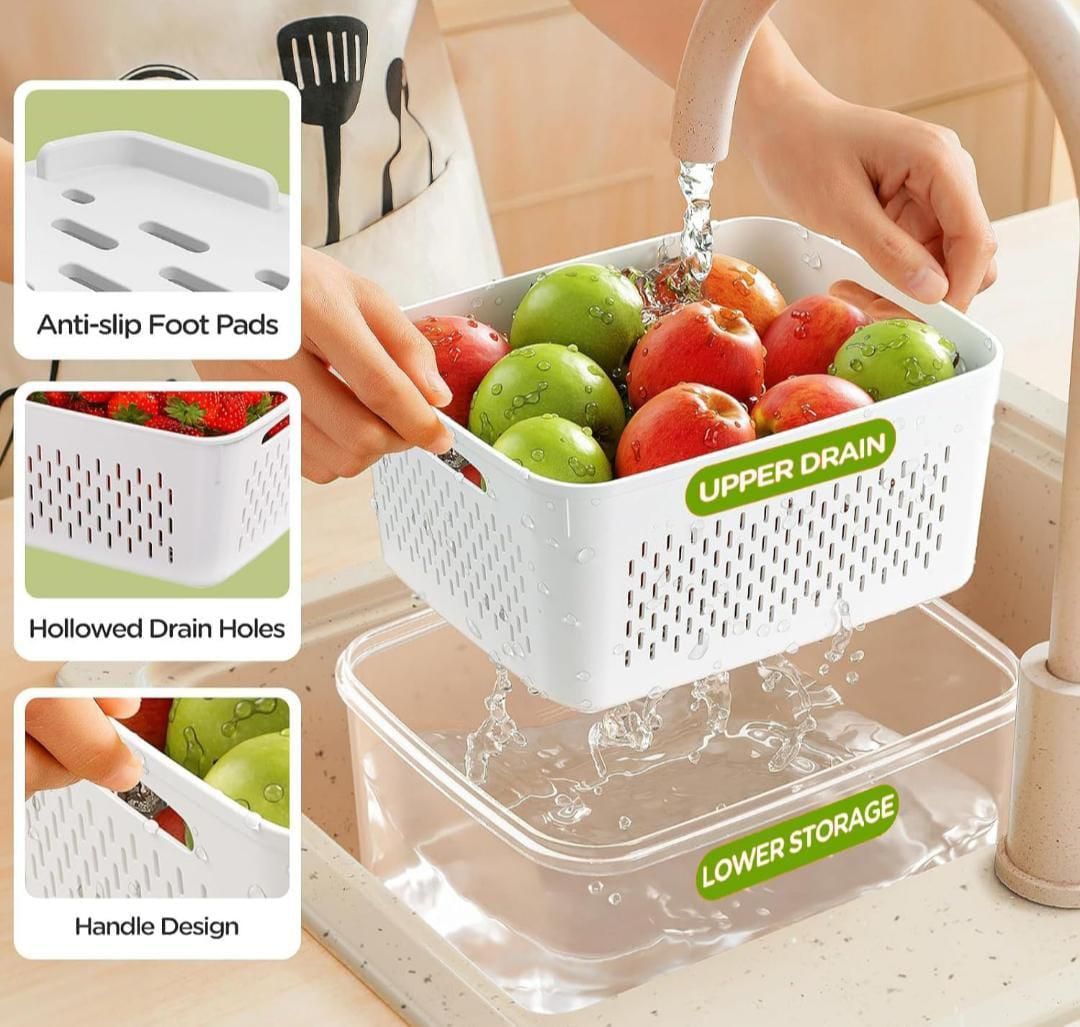Kitchen Food Storage Containers Set (Pack of 2) 8feb97-4