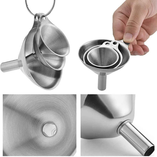 3 Pcs Funnel with Brush Set 8feb97-4