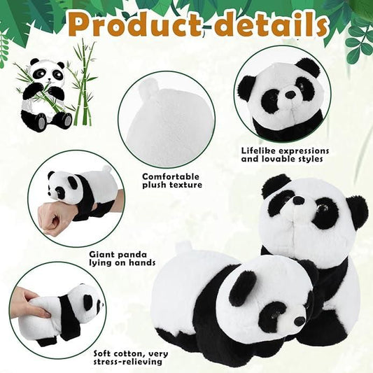 Unisex  Stuffed Animal Slap Bracelets Plush Panda 8feb97-4