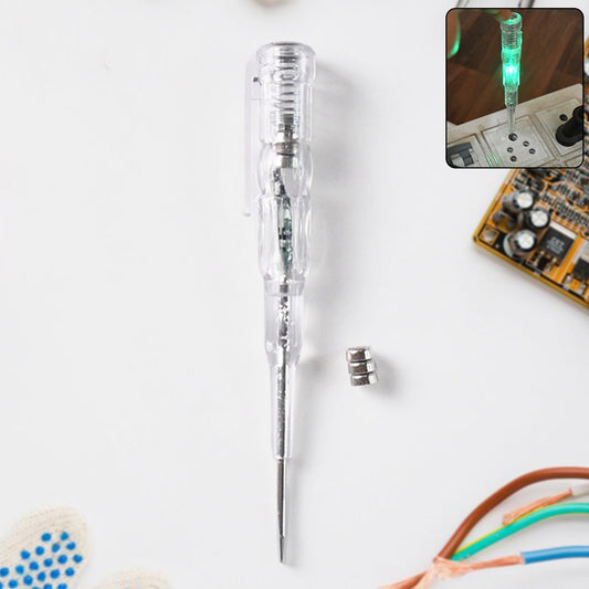 Electrical Detector Slotted Screwdriver With Small Batteries (1 Pc) Your Brand
