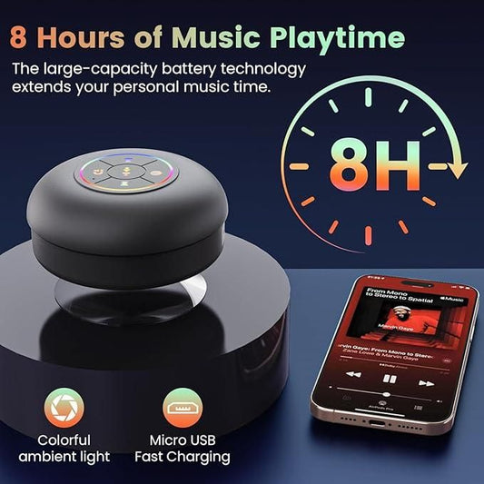 Large Suction Cup Waterproof Bluetooth Speaker 8feb97-4