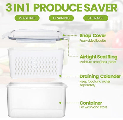 Kitchen Food Storage Containers Set (Pack of 2) 8feb97-4