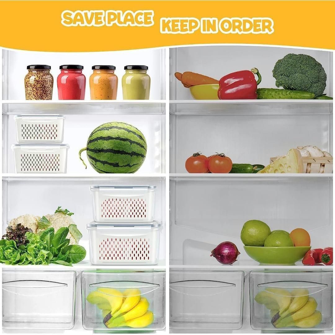 Kitchen Food Storage Containers Set (Pack of 2) 8feb97-4